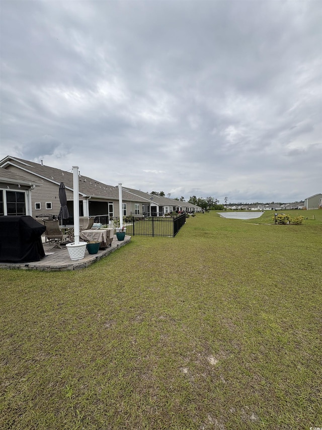 328 Logan St, Little River, SC 29566 - view of yard with fence and a patio
