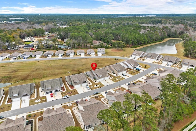 328 Logan St, Little River, SC 29566 - bird's eye view with a residential view and a water view