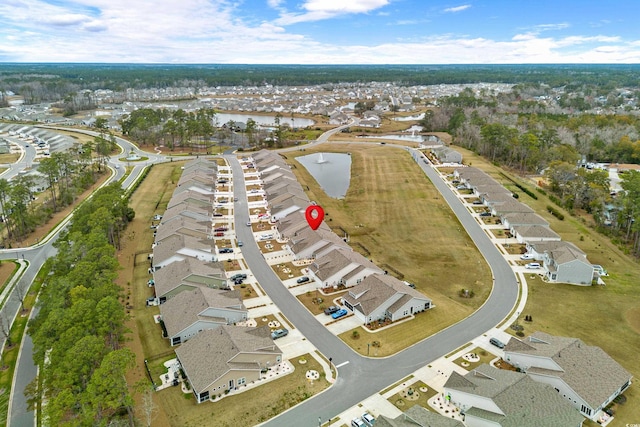 328 Logan St, Little River, SC 29566 - aerial view with a water view and a residential view