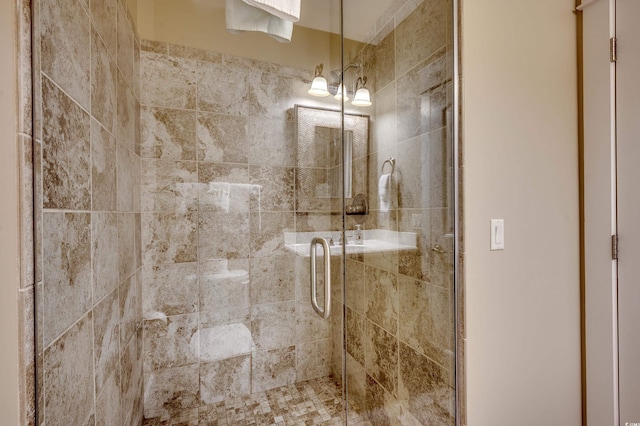 4964 Salt Creek Ct, North Myrtle Beach, SC 29582 - bathroom featuring a shower stall