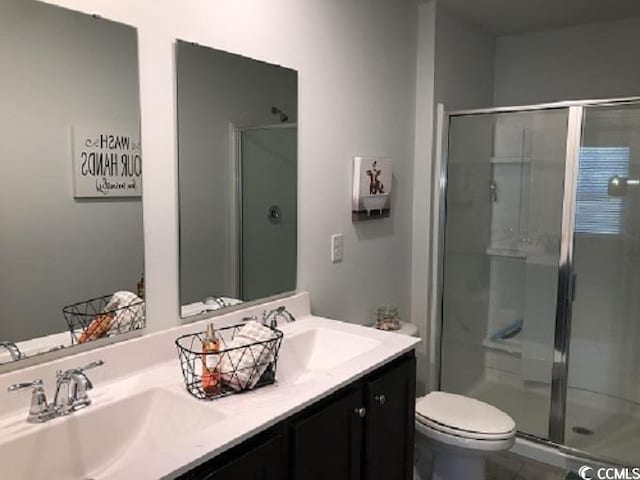 1835 Berkley Village Loop, Myrtle Beach, SC 29579 - bathroom with double vanity and a shower stall