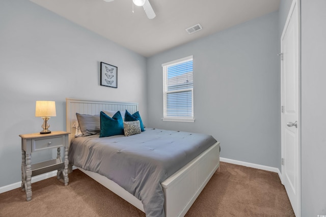 2771 Eclipse Dr, Myrtle Beach, SC 29577 - carpeted bedroom featuring baseboards and a ceiling fan
