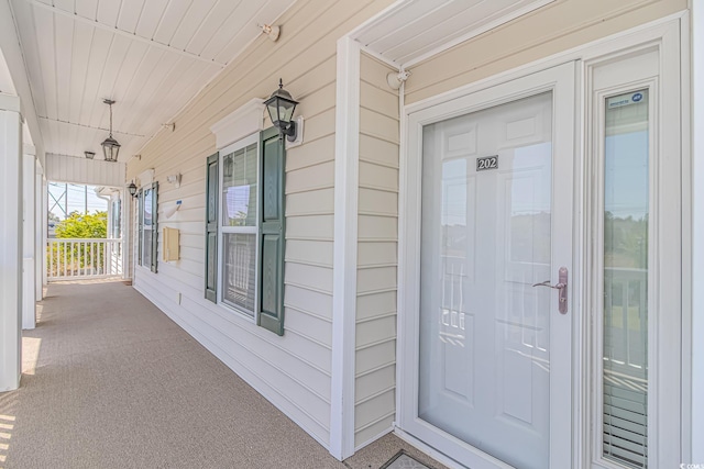 4913 Twin Pond Ct Unit 202, Myrtle Beach, SC 29579 - view of exterior entry with covered porch