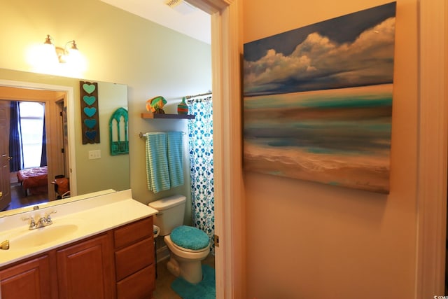 110 Portsmith Dr Unit 8, Myrtle Beach, SC 29588 - full bath with toilet, vanity, and curtained shower