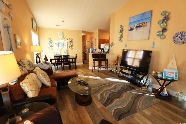 110 Portsmith Dr Unit 8, Myrtle Beach, SC 29588 - living area featuring wood finished floors and baseboards