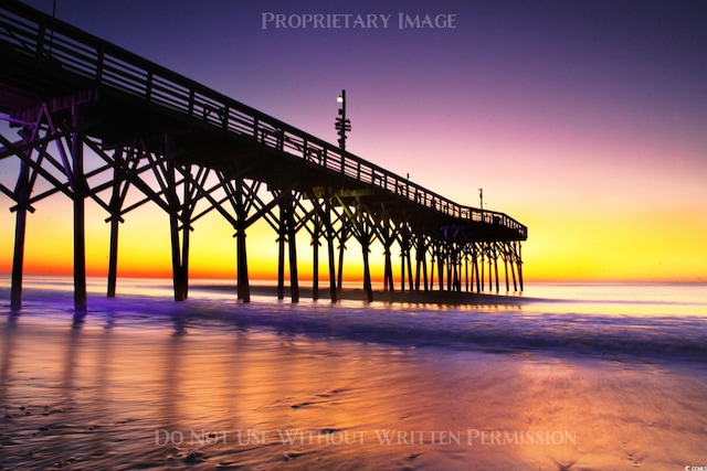 110 Portsmith Dr Unit 8, Myrtle Beach, SC 29588 - water view with a pier