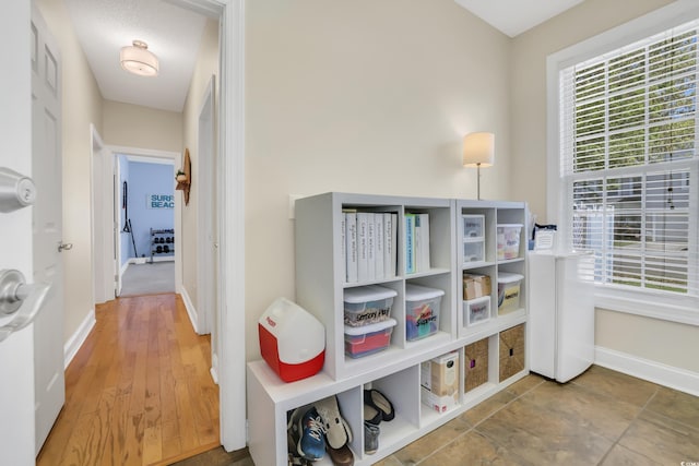 interior space with baseboards