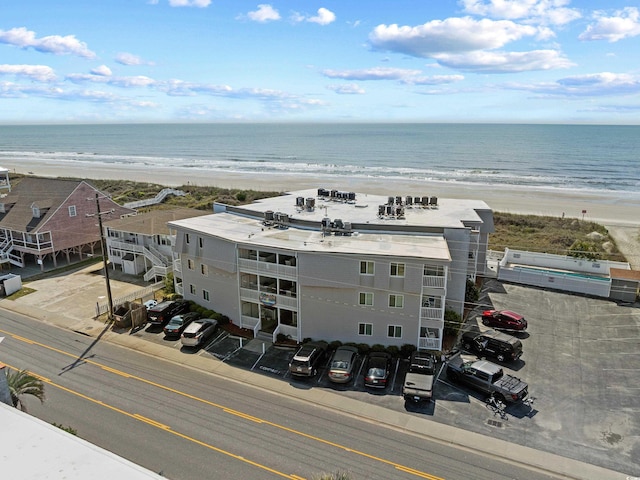 5000 N Ocean Blvd Unit B-1, North Myrtle Beach, SC 29582 - drone / aerial view featuring a beach view and a water view