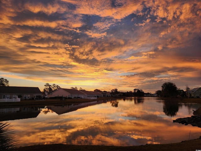 147 Marsh Deer Pl, Surfside Beach, SC 29575 - water view with nearby suburban area