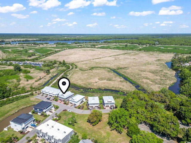 19 Red Skiff Ln Unit 15, Pawleys Island, SC 29585 - aerial view of property and surrounding area featuring a large body of water