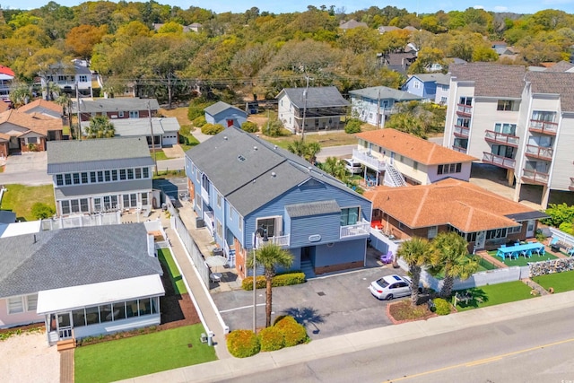 4504 S Ocean Blvd Unit A, North Myrtle Beach, SC 29582 - birds eye view of property featuring a residential view