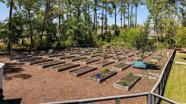351 Logan St, Little River, SC 29566 - view of yard with a vegetable garden and view of wooded area