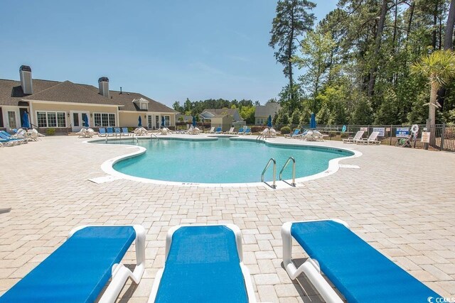 2005 Willow Run Dr Unit C, Little River, SC 29566 - community pool featuring fence and a patio area