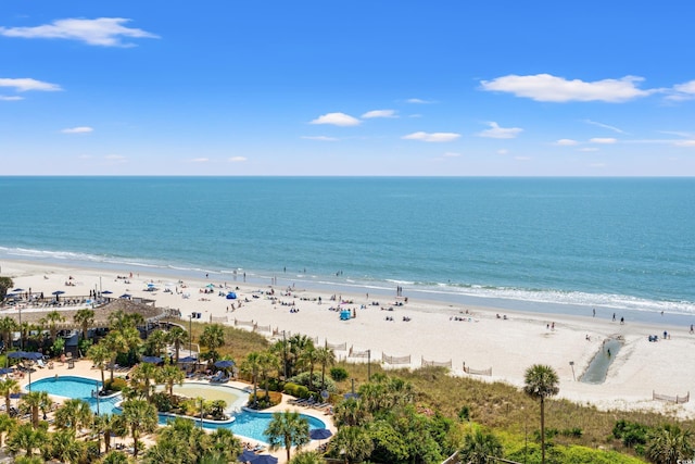 9840 Queensway Blvd Unit 1007, Myrtle Beach, SC 29572 - water view featuring local beach