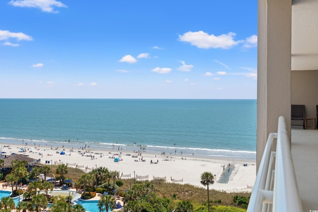 9840 Queensway Blvd Unit 1007, Myrtle Beach, SC 29572 - water view with local beach