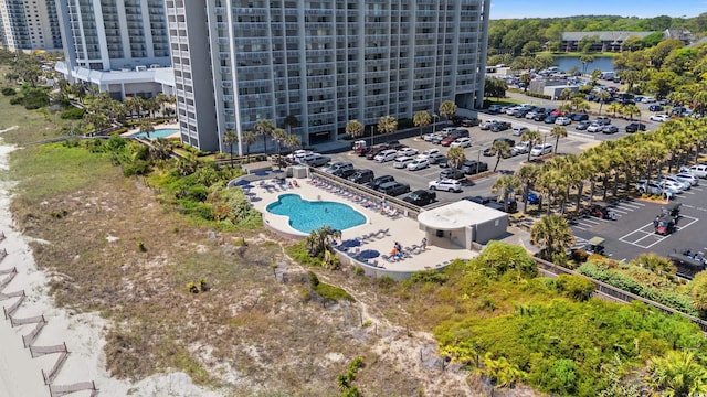 9840 Queensway Blvd Unit 1007, Myrtle Beach, SC 29572 - aerial view of a pool area