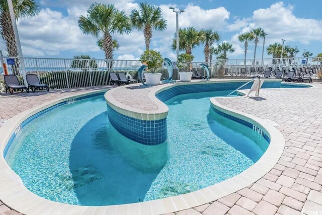 5300 N Ocean Blvd Unit 923, Myrtle Beach, SC 29577 - community pool featuring fence and a patio