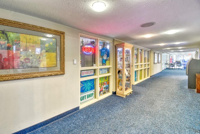 5300 N Ocean Blvd Unit 923, Myrtle Beach, SC 29577 - recreation room with carpet flooring and a textured ceiling