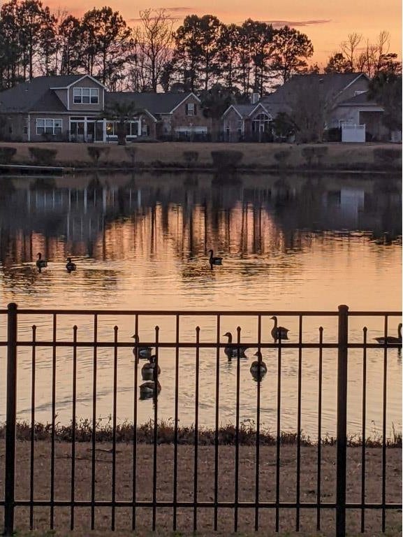 water view featuring a residential view