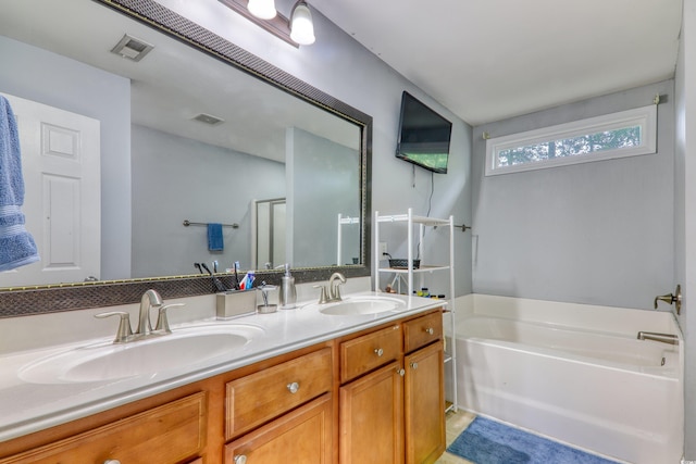 190 Hamilton Way, Conway, SC 29526 - full bath featuring a garden tub and double vanity