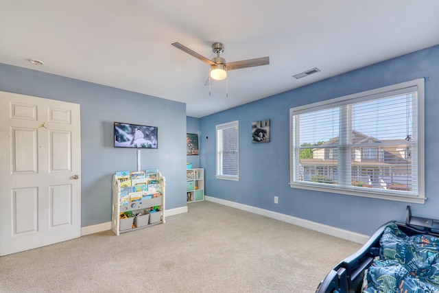 190 Hamilton Way, Conway, SC 29526 - carpeted bedroom featuring baseboards and a ceiling fan