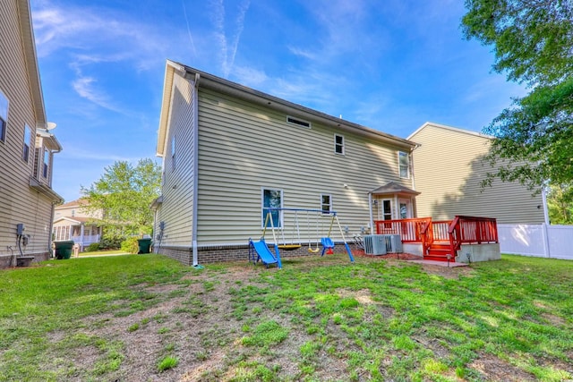 190 Hamilton Way, Conway, SC 29526 - rear view of house featuring a wooden deck