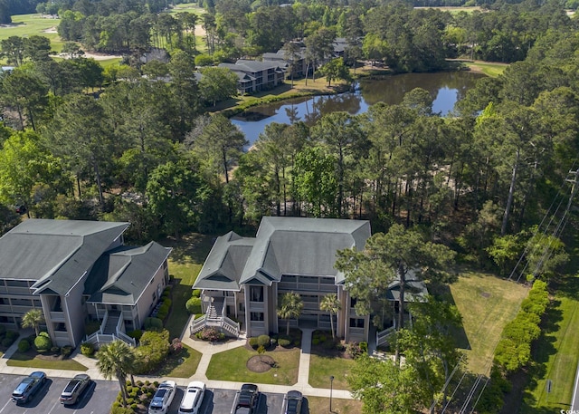227 Pinehurst Ln Unit 6D, Pawleys Island, SC 29585 - aerial view with a water view