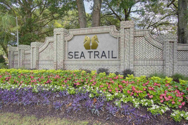 321 Heather Ct, Sunset Beach, NC 28468 - community sign featuring fence