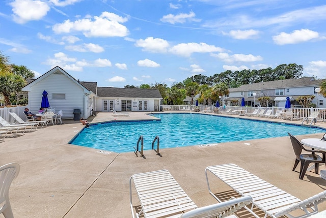 1046 Palisade Cir Unit 1046, Myrtle Beach, SC 29577 - community pool featuring a patio area and french doors