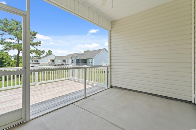 512 Charlton Blvd, Georgetown, SC 29440 - view of wooden balcony with a residential view, a wooden deck, and a patio
