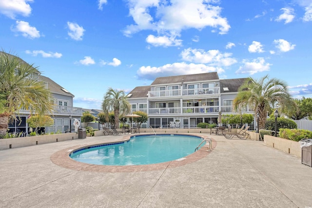 3700 Golf Colony Ln Unit 18-G, Little River, SC 29566 - community pool with a patio and fence
