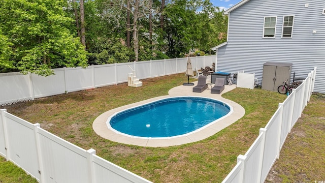 534 Pacific Commons Dr, Surfside Beach, SC 29575 - view of pool with a fenced backyard and a patio