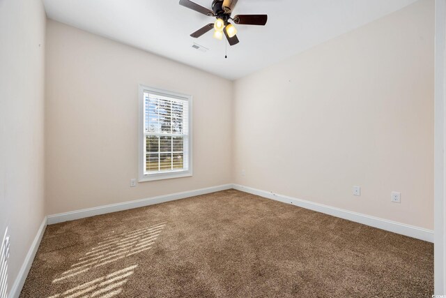 237 Copperwood Loop, Conway, SC 29526 - empty room featuring carpet, baseboards, and a ceiling fan