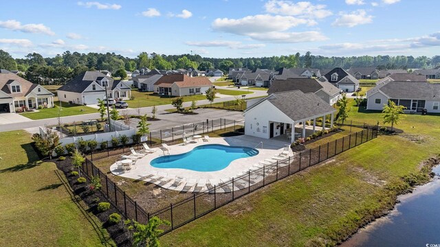 237 Copperwood Loop, Conway, SC 29526 - community pool with a residential view and a patio