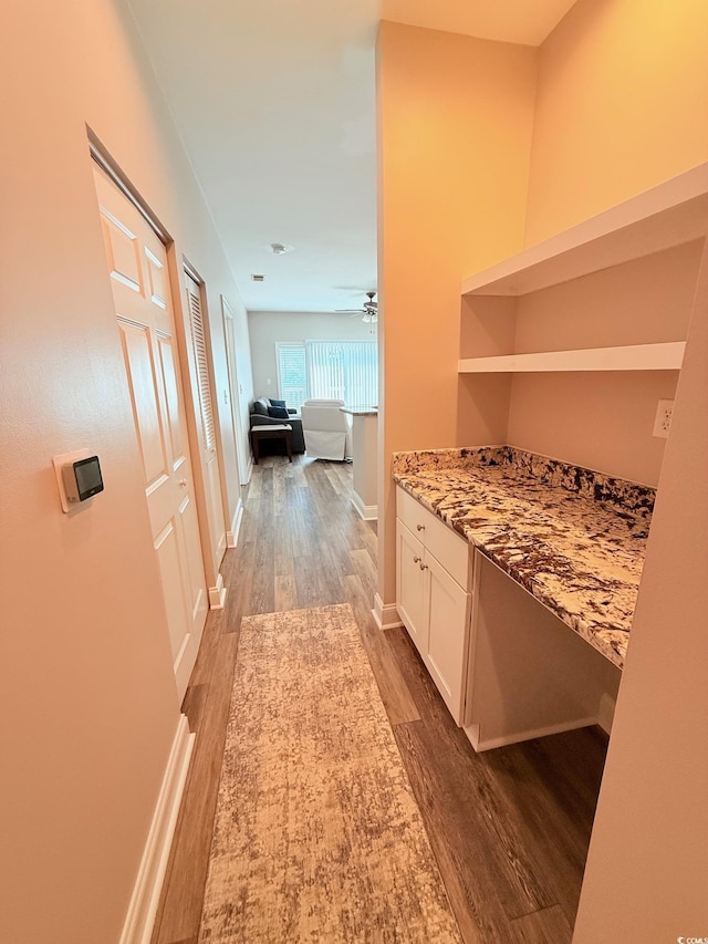 1025 World Tour Blvd Unit 205, Myrtle Beach, SC 29579 - hall with baseboards and light wood finished floors