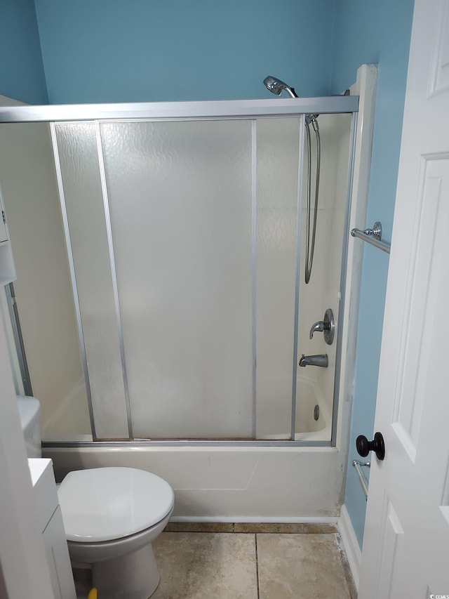 725 Juniper Dr, Surfside Beach, SC 29575 - full bathroom featuring shower / bath combination with glass door and toilet