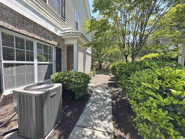 514 Hay Hill Ln Unit C, Myrtle Beach, SC 29579 - view of patio featuring central AC unit