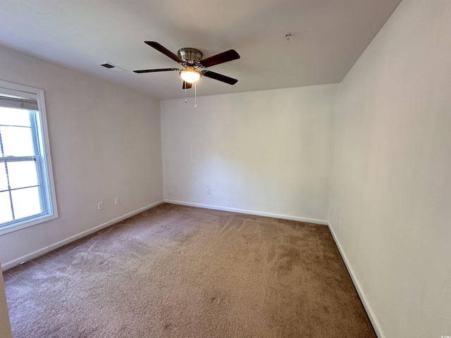 514 Hay Hill Ln Unit C, Myrtle Beach, SC 29579 - carpeted spare room featuring baseboards and ceiling fan