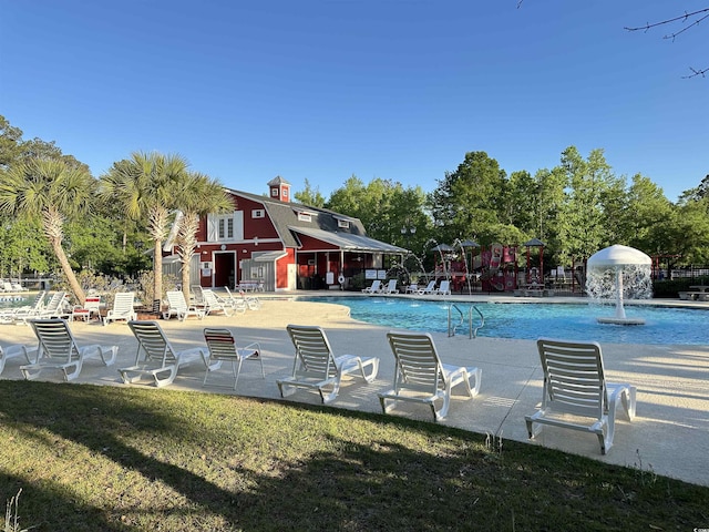514 Hay Hill Ln Unit C, Myrtle Beach, SC 29579 - community pool featuring a patio