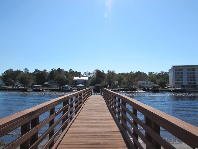 1533 Lanterns Rest Rd Unit 304, Myrtle Beach, SC 29579 - dock area with a water view