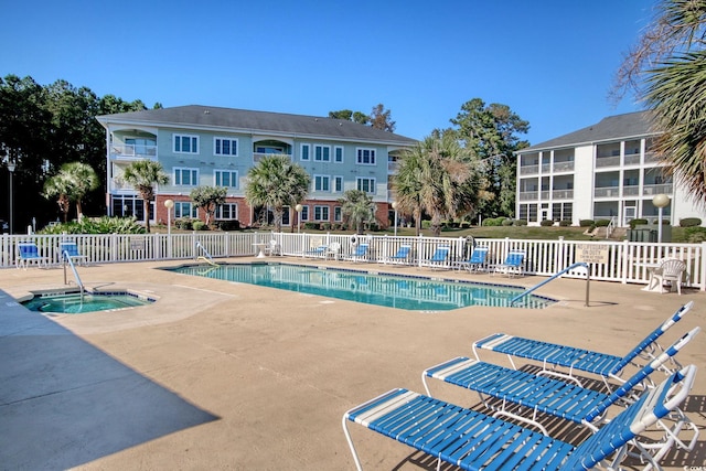 1533 Lanterns Rest Rd Unit 304, Myrtle Beach, SC 29579 - community pool featuring a community hot tub, a patio, and fence
