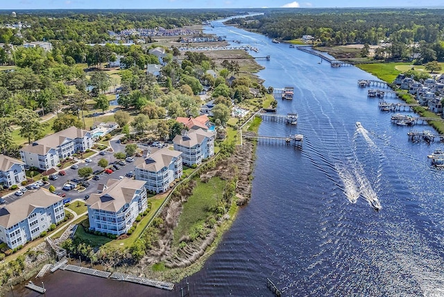 4430 Eastport Blvd Unit L15, Little River, SC 29566 - aerial view of a large body of water and numerous boat docks