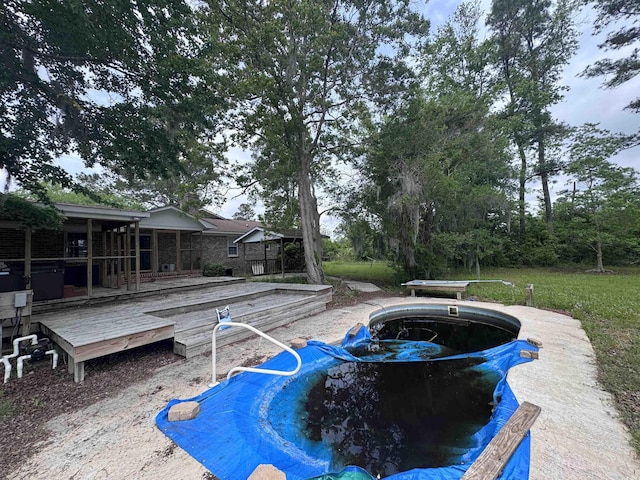 2560 Wise Rd, Conway, SC 29526 - view of swimming pool with a deck