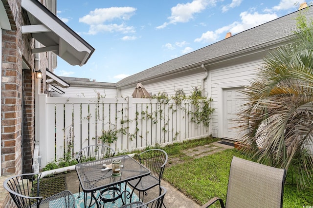 830 Howard Ave Unit D, Myrtle Beach, SC 29577 - view of yard with outdoor dining space and a patio