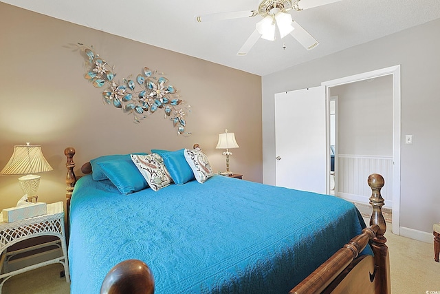 412 43rd Ave N, Myrtle Beach, SC 29577 - carpeted bedroom with ceiling fan