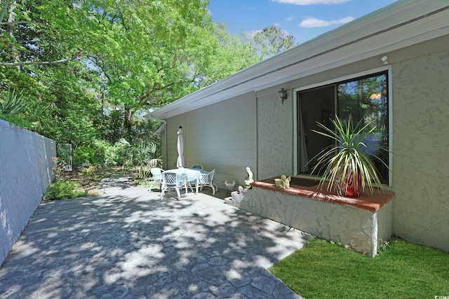 412 43rd Ave N, Myrtle Beach, SC 29577 - view of patio featuring outdoor dining area