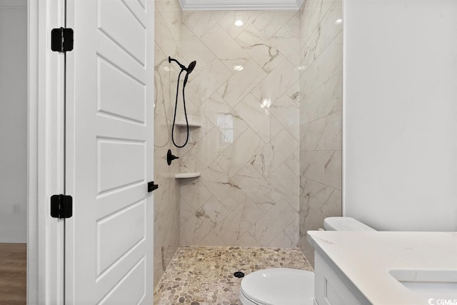1219 Bentcreek Ln, Myrtle Beach, SC 29579 - full bath with a stall shower, toilet, and vanity