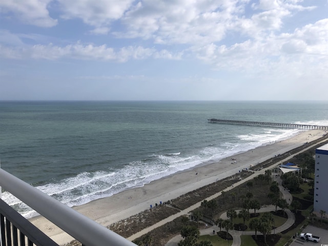 504 N Ocean Blvd Unit 1810, Myrtle Beach, SC 29577 - view of water feature featuring a view of the beach