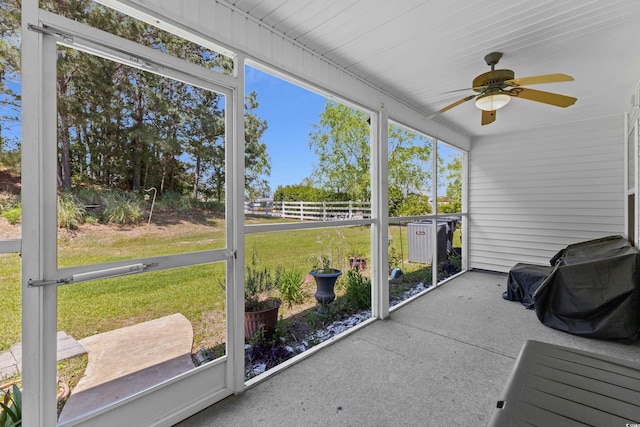 1004 Harvester Cir Unit 1004, Myrtle Beach, SC 29579 - sunroom / solarium with ceiling fan