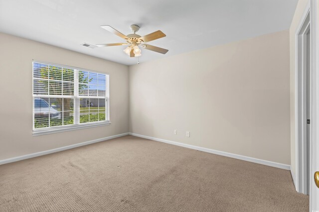 1004 Harvester Cir Unit 1004, Myrtle Beach, SC 29579 - unfurnished room featuring carpet floors, ceiling fan, and baseboards